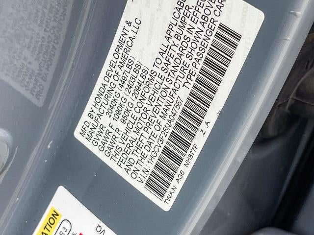 2022 Honda Accord Hybrid Sport