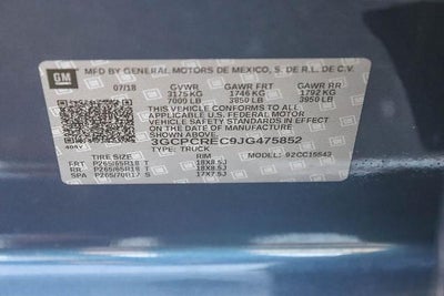 2018 Chevrolet Silverado 1500 LT