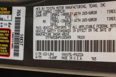 2023 Toyota Tundra 4WD 1794 Edition