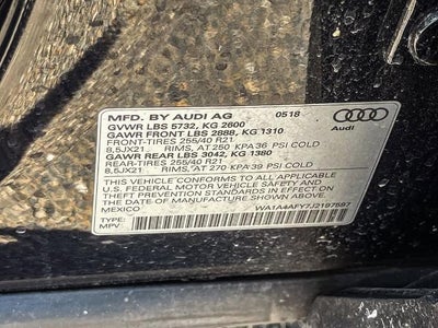 2018 Audi SQ5 Premium Plus