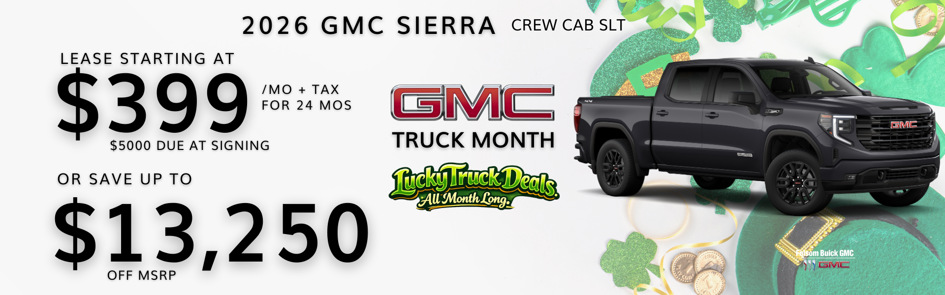 2026 GMC SIERRA CREW CAB SLT 4WD