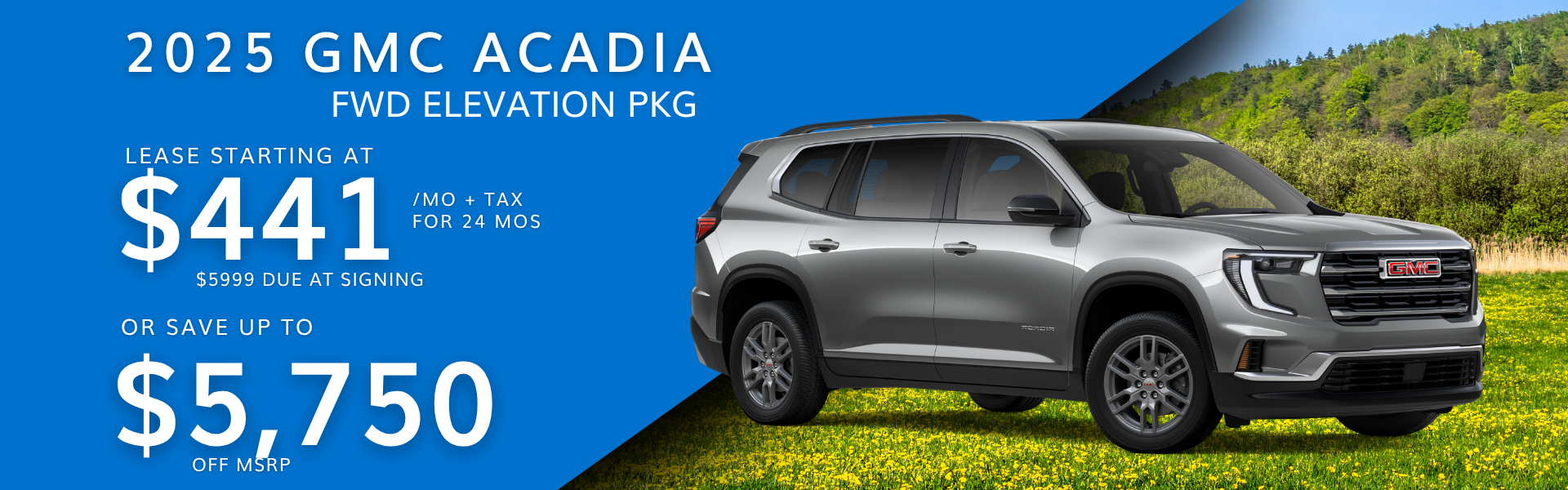 2025 GMC Acadia Elevation