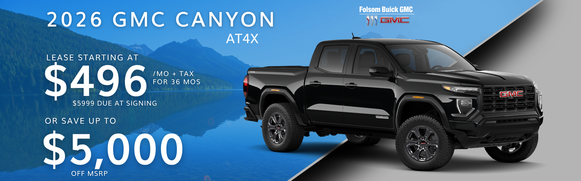 2026 GMC CANYON AT4X