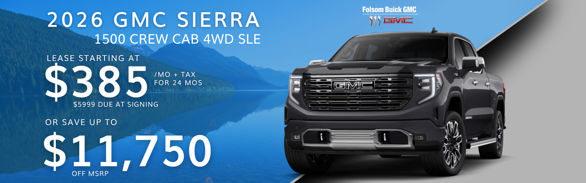 2026 GMC SIERRA CREW CAB 4WD SLE