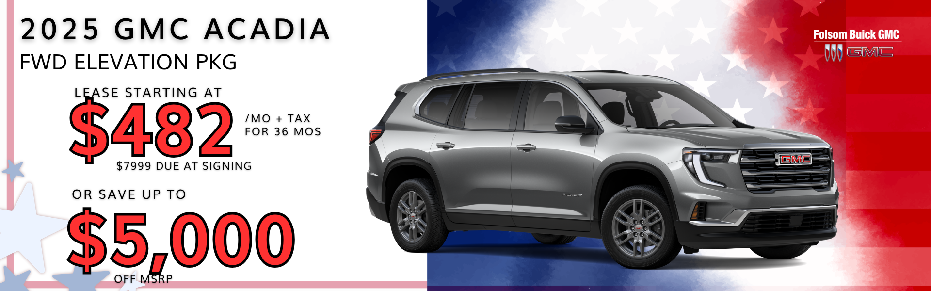 2026 GMC ACADIA FWD ELEVATION PKG