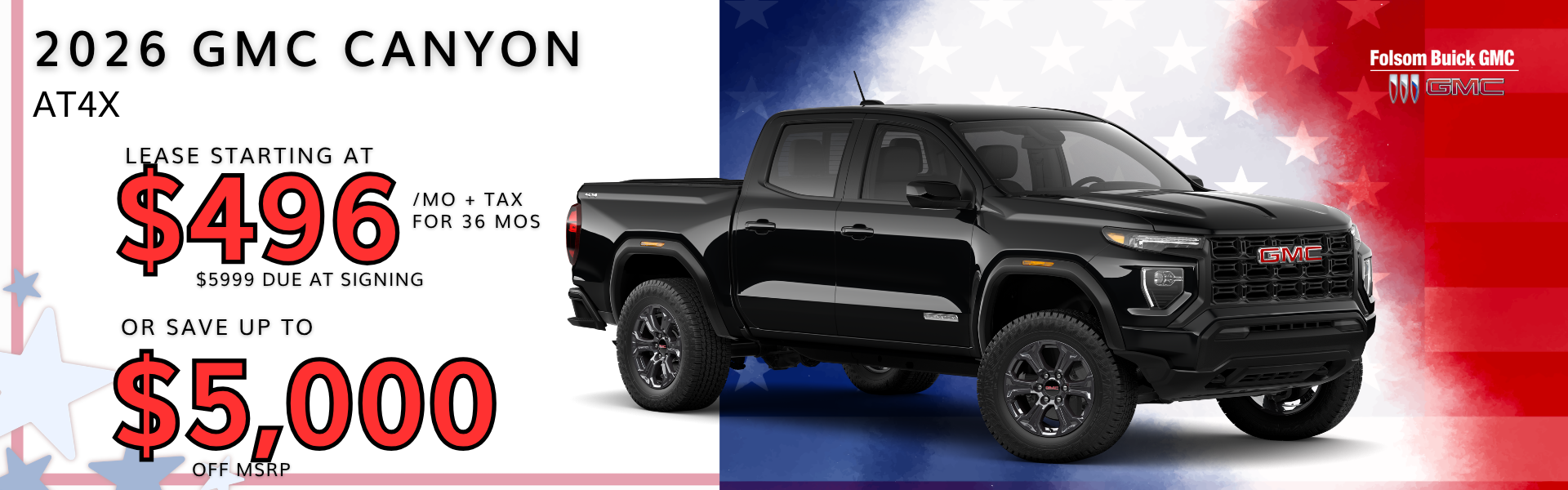 2026 GMC CANYON AT4X