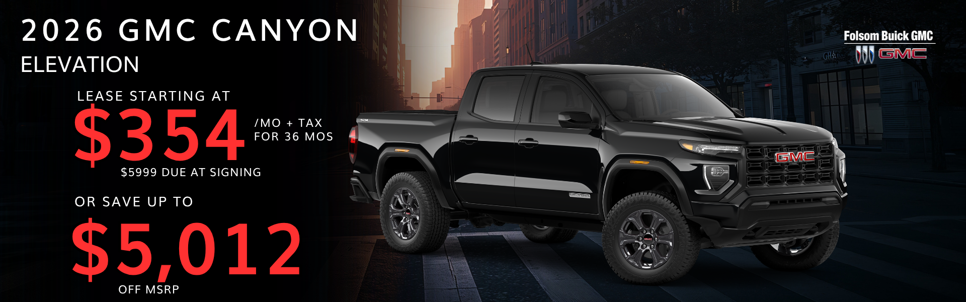 2026 GMC CANYON ELEVATION