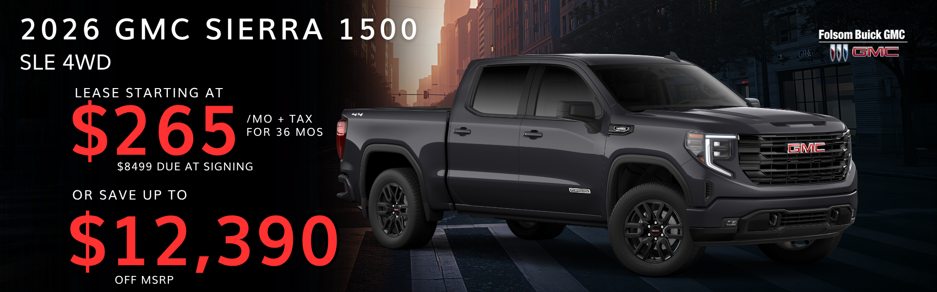 2026 GMC SIERRA 1500 SLE 4WD