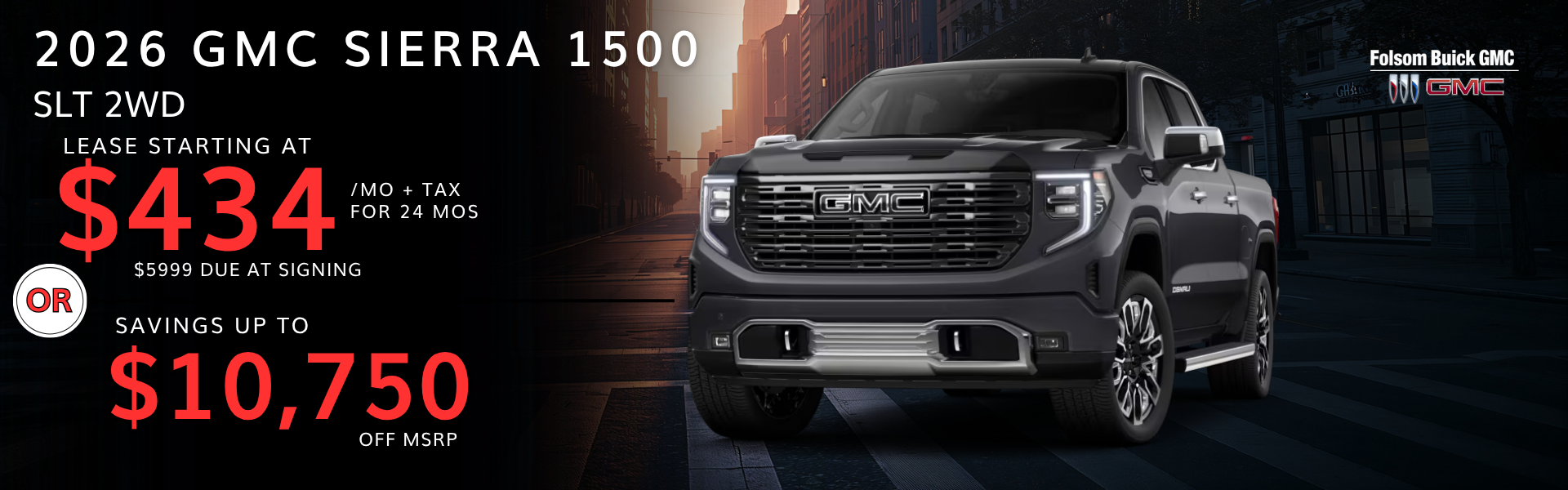 2026 GMC SIERRA 1500 SLT 2WD