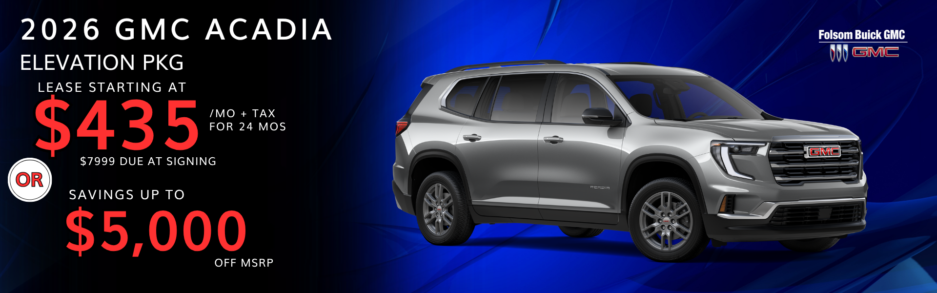 2026 GMC ACADIA ELEVATION