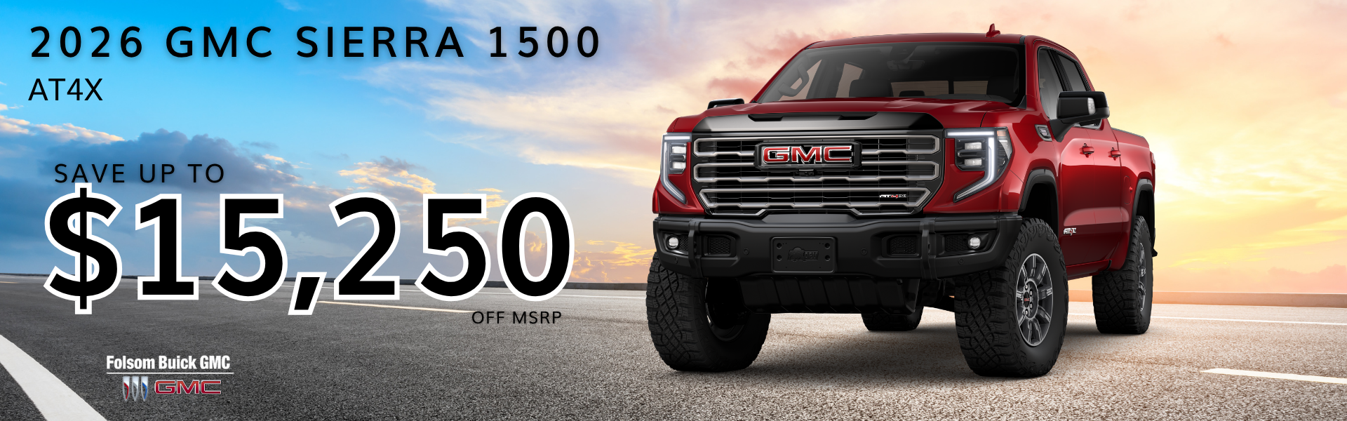 2026 GMC SIERRA 1500 AT4X